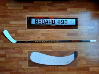 Connor Bedard -Team Canada World Championship 2024 🇨🇿 - game used stick