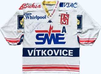 David Moravec #22 ELH HC Vítkovice sezóna 2000/2001 hraný dres